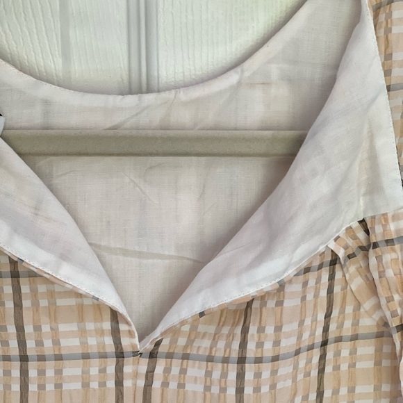 NWT English Factory Plaid Midi Dress - Picture 15 of 16